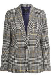 J Crew - Parke Prince of Wales checked tweed blazer at Net A Porter