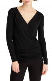 J Crew 365 Stretch Faux Wrap Top   Nordstrom at Nordstrom