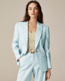 J Crew Alexandra Blazer in stretch linen blend in Edgewater at J. Crew