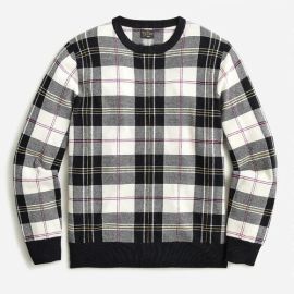 J Crew Cashmere Sweater in Plaid at J. Crew