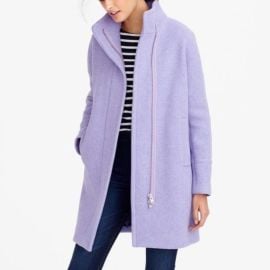 J Crew City Coat in Hyacinth at J. Crew