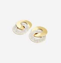 J Crew Crystal Disc Earrings at J. Crew