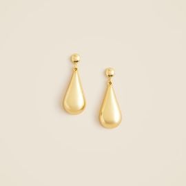 J Crew Gold tone teardrop earrings at J. Crew