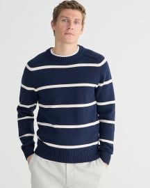 J Crew Heritage cotton crewneck sweater at J. Crew