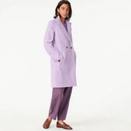 J Crew Jackets amp Coats J Crew Double Breasted Wool Lavender Purple Daphne Coat Size 2 Xs Poshmark at Poshmark