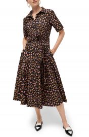 J Crew Leopard Tie Waist Short Sleeve Dress   Nordstrom at Nordstrom