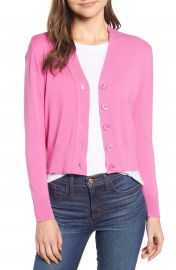 J Crew Lightweight Crop Cardigan  Regular  amp  Plus Size    Nordstrom at Nordstrom