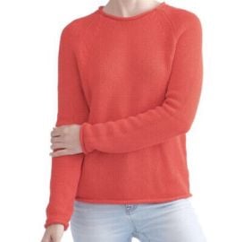 J Crew Mercantile Rollneck Red Crewneck Pullover Knit Sweater Womens Medium eBay at eBay