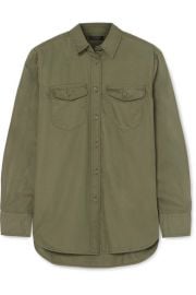 J Crew Oversized Cotton Twill Shirt at Net A Porter