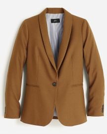 J Crew Parke Blazer in Hthr Caramel at J. Crew