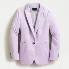 J Crew Parke Blazer in Lavender Velvet at J. Crew