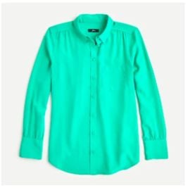 J Crew Reimagined Silk Shirt at J. Crew