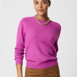 J Crew Sweaters Jcrew Extrasoft Crewneck Sweater Heather Royal Fuchsia Size Xl Nwt Poshmark at Poshmark