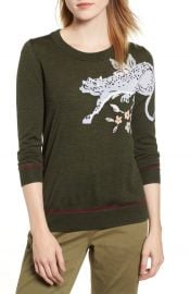 J Crew Tippi Intarsia Cheetah Sweater   Nordstrom at Nordstrom