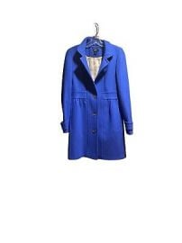 J Crew Womens Womenaposs Wool Blend Royal Blue Coat Mid length size 6 eBay at eBay