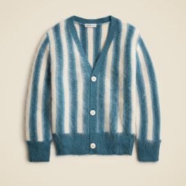 J Crew Wool blend cardigan in stripe at J. Crew