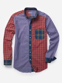 J McLaughlin Collis Classic Fit Shirt in Plaid at J. McLaughlin