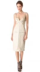 J Mendel Draped Bustier Dress at Shopbop