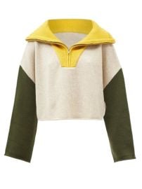 J W Anderson Crop Neck Zip Jumper at Farfetch