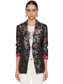 JACQUARD BLAZER JACKET at Luisaviaroma