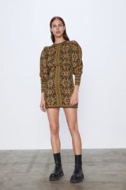 JACQUARD DRESS at Zara