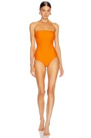 JACQUEMUS Alassio Swimsuit in Orange   FWRD at Forward