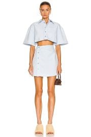 JACQUEMUS La Robe Arles in Light Blue FWRD at FWRD