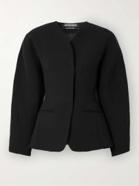 JACQUEMUS Ovalo cady blazer NET-A-PORTER at Net a Porter