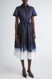 JASON WU Brushed Stretch Cotton Canvas Midi Dress at Nordstrom