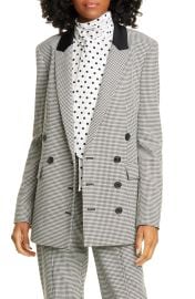 JASON WU GREY Jason Wu Double Breasted Houndstooth Blazer in Black Multi at Nordstrom