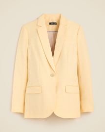 JCrew Arden Blazer In Luster Canvas For Women at J. Crew