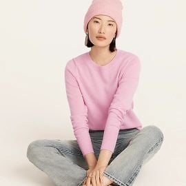 JCrew Cashmere Classic-fit Crewneck Sweater For Women at J. Crew