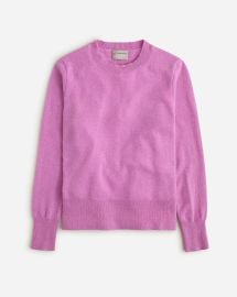 JCrew Cashmere Classic-fit Crewneck Sweater For Women at J. Crew