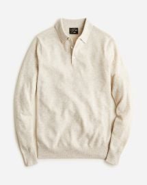 JCrew Cashmere Collared Sweater-polo For Men at J. Crew