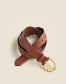 JCrew Classic Belt In Italian Leather For Women at J. Crew