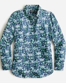 JCrew Classic-fit Shirt In Fauna Floral For Women at J. Crew