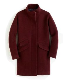 JCrew Cocoon Coat In Italian Stadium-cloth Wool Blend For Women at J. Crew