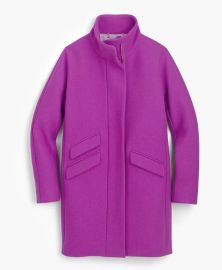 JCrew Cocoon Coat In Italian Stadium-cloth Wool Blend For Women at J. Crew