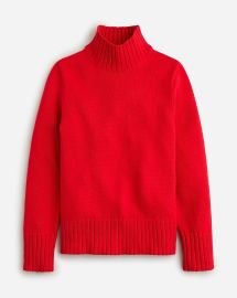 JCrew Cotton Turtleneck Sweater For Women at J. Crew