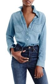 JCrew Everyday Chambray Shirt at Nordstrom