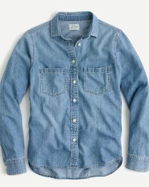 JCrew Everyday Chambray Shirt For Women at J. Crew