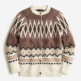 JCrew Fair Isle Cardigan For Women at J. Crew