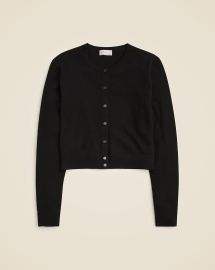 JCrew Featherweight Cashmere Shrunken Cardigan Sweater For Women at J. Crew