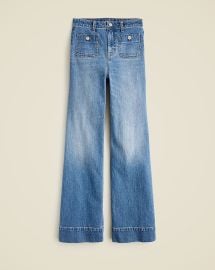 JCrew High-rise Sailor Denim Trouser In 1996 Semi-stretch For Women at J. Crew