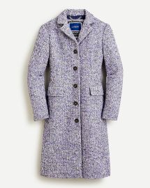 JCrew Lady Coat In Italian Tweed For Women at J. Crew