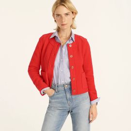 JCrew Lady Jacket In Italian Boiled Wool For Women at J. Crew