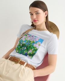 JCrew Limited-edition Nicole Wittenberg X JCrew Sweet William Graphic T-shirt For Women at J. Crew