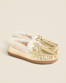 JCrew Lodge Shoes In Metallic For Women at J. Crew