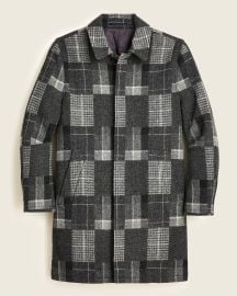 JCrew Ludlow Car Coat In Portuguese Wool Jacquard For Men at J. Crew