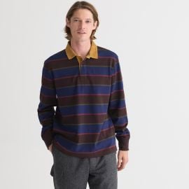 JCrew Rugby Shirt With Corduroy Collar For Men at J. Crew